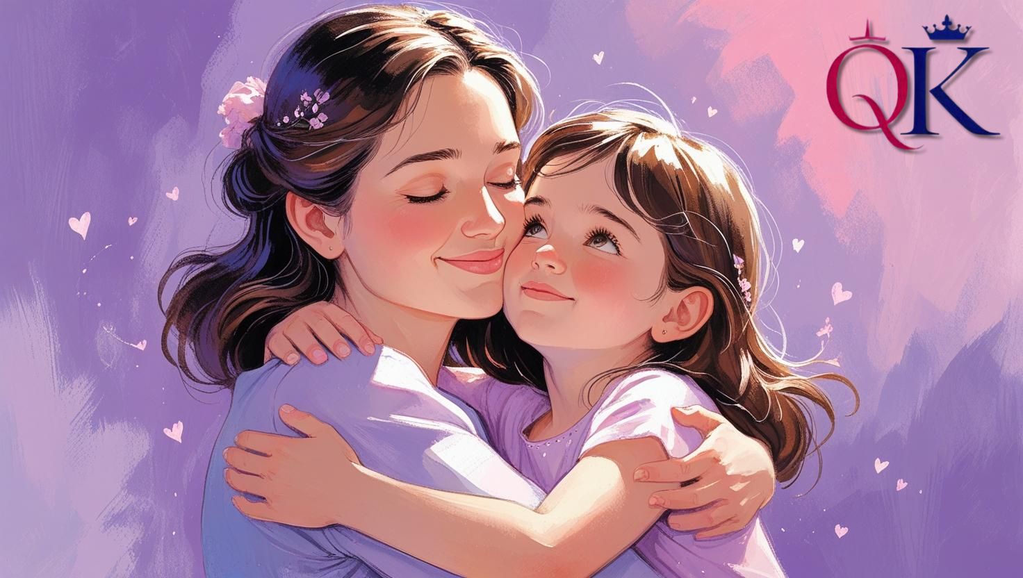 daughter and mom